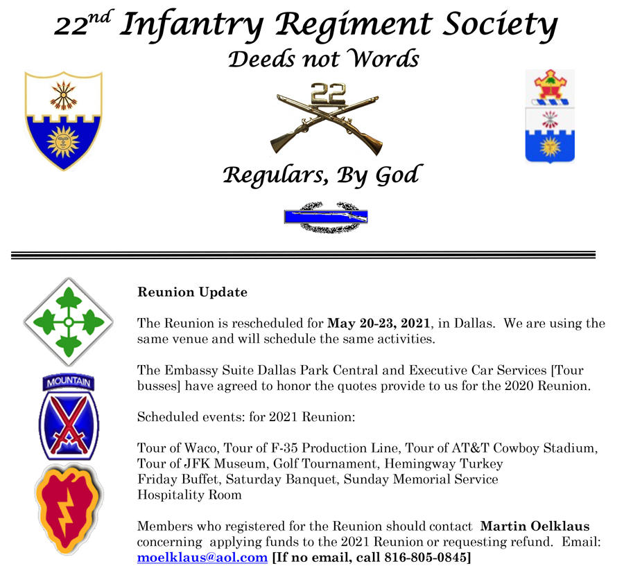 1st Battalion 22nd Infantry